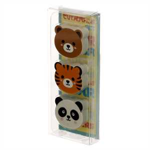 SET DI 3 GOMME DA CANCELLARE - ANIMALI DOLCI