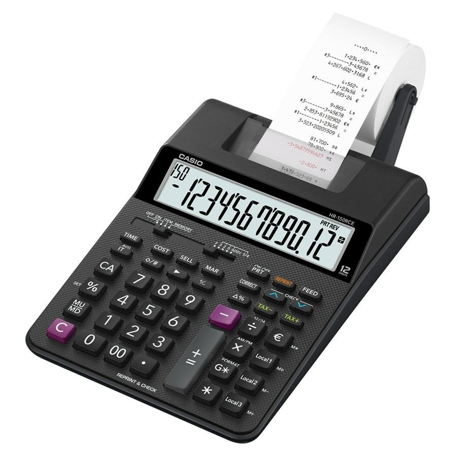 Calcolatrice CASIO HR-150RCE SCRIVENTE