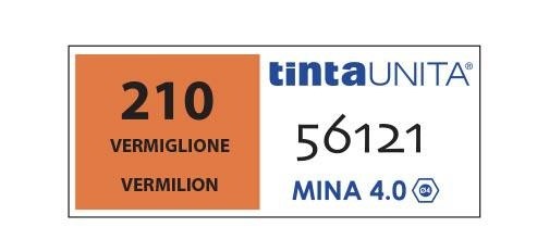 PASTELLI TINTAUNITA MINA 4MM 12PZ VERMIGLIONE 210