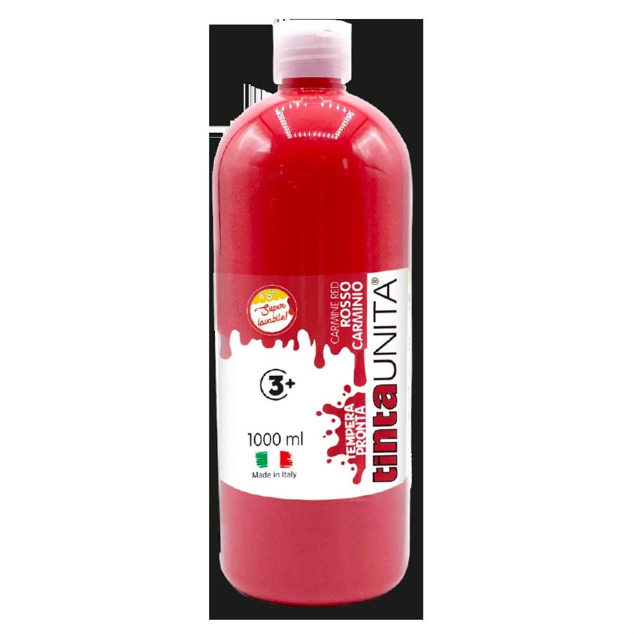 TEMPERA PRONTA 1000ML ROSSO CARMINIO TINTAUNITA