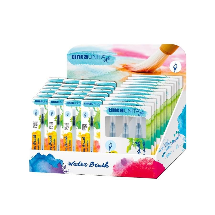 DISPLAY 36 PZ PENNELLI TU WATER BRUSH (24 BL. SING+12 SET DA 3)