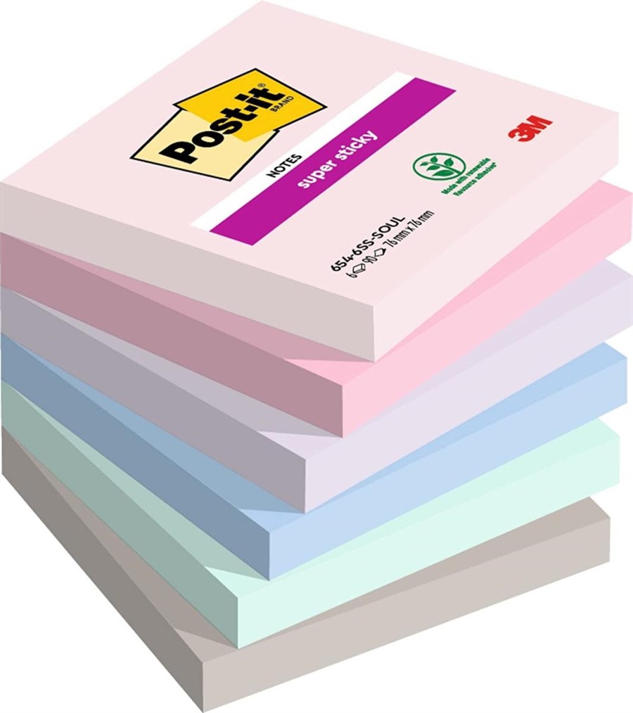 POST-IT 76x76 SUPER STICKY SOUL FF90 3M