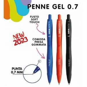 PENNA GEL 0,7 NERO I'M TINTAUNITA