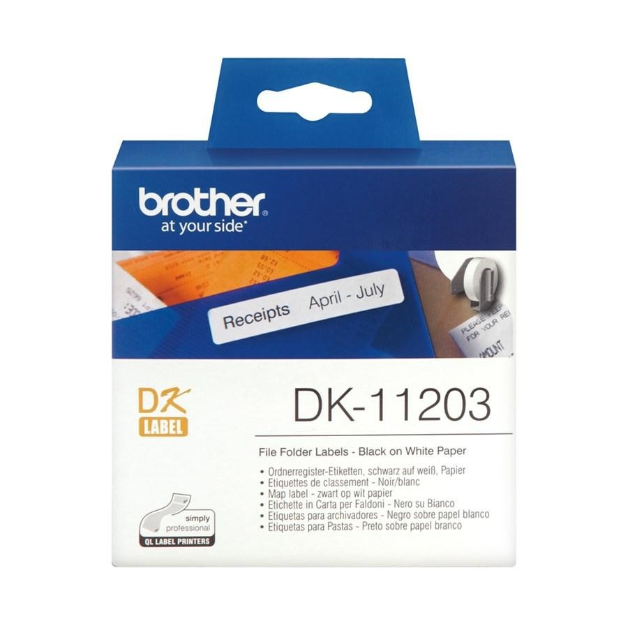 BROTHER Etichette 62X15,26 DK-22251 N/R/B