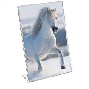 DISPLAY VERTICALE 210X297 BASE ACCIAIO