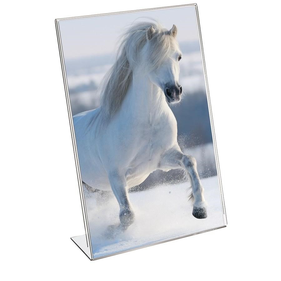 DISPLAY VERTICALE 210X297 BASE ACCIAIO