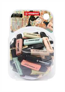 STABILO BOSS BONBON GLASS PZ.60(48 EVIDENZIATORI+12 MARCATORI)