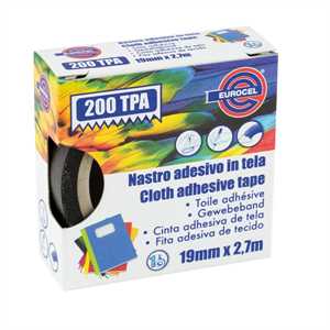 NASTRO ADESIVO TELATO Rosso mm19xmt25