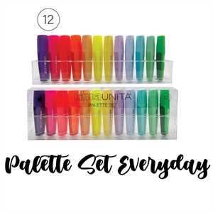 PALETTE BASETTA 12 EVIDENZIATORI TINTAUNITA