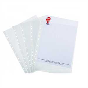 BUSTA CON FORI 22x30 LISCIA MEDIO SPESSORE