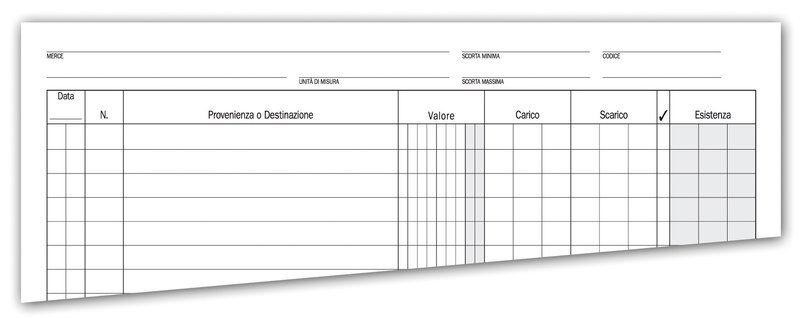 REGISTRO 316601200G CARICO-SCARICO-ESISTENZA cm31X24,5 96PG (1359)