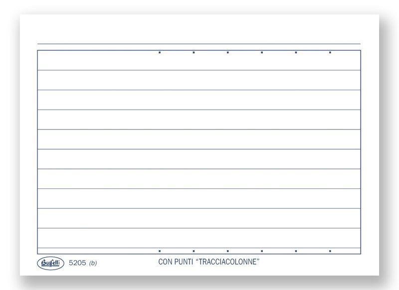 SCHEDE 520500000G cm7,8x10,5 A RIGHE pz100 ORIZZONTALE(15051)