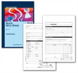 BUSTE NOTA SPESE DA RIMBORSARE 23X16 25BS(1850)