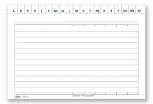 SCHEDE cm10,5x15 RIGATA pz100 534200000G (1510)