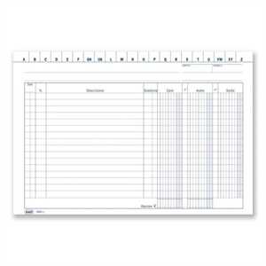 SCHEDE cm15x21 DARE AVERE SALDO PZ.100 555300000G (1533)