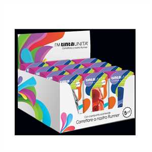 CORRETTORE A NASTRO PZ. 12 RUNNER 8 MT 3 COLORI IN SCATOLA