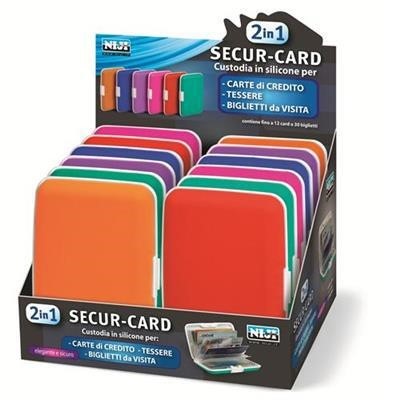 SECURE CARD RFID 54X87 ARGENTO DURABLE