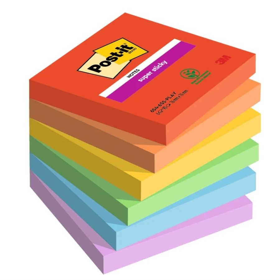 POST-IT 76x76 SUPER STICKY PLAY FF90 3M