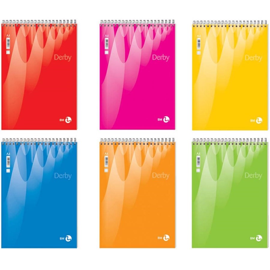 Notes spiralato DERBY 10X15CM 5M 60FF 60G COLOR BM