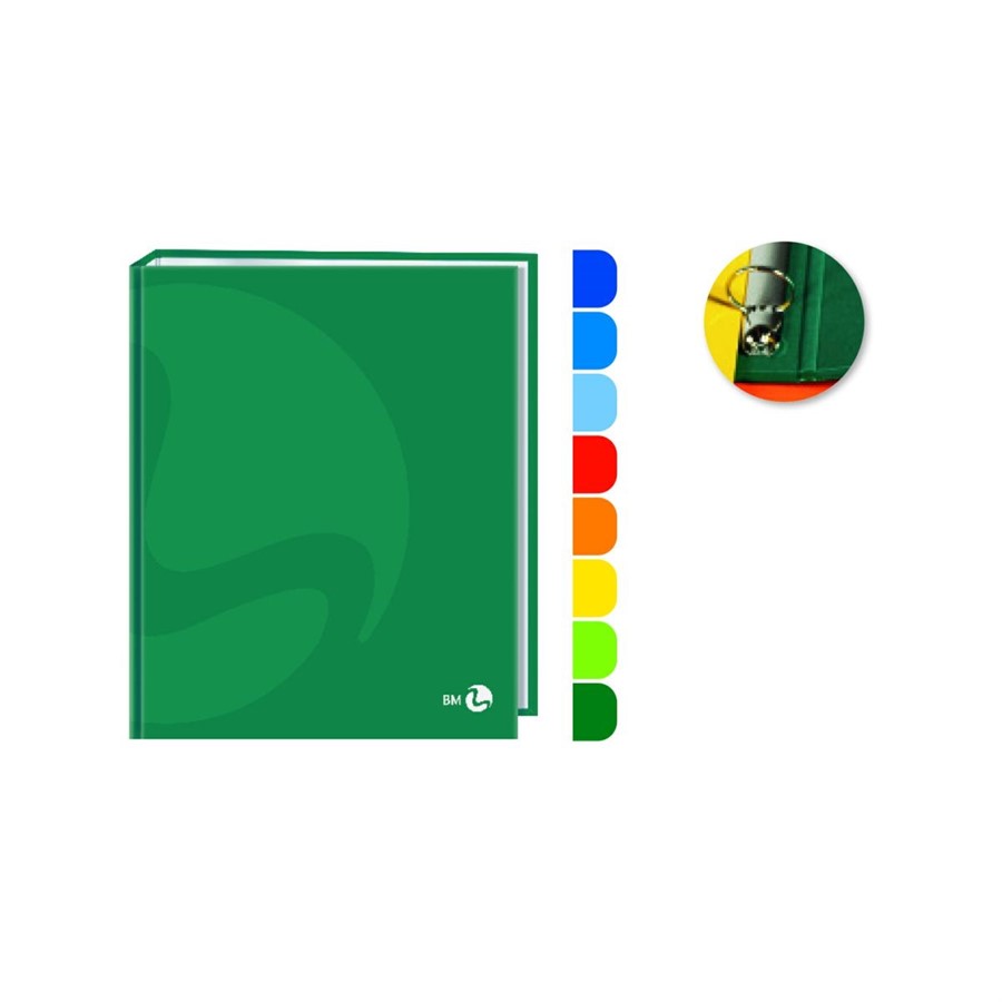 COPERTINA AD ANELLI MAXI A4 COLOR D30 BM