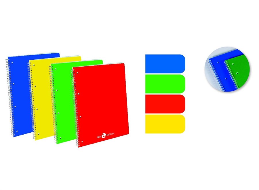 MAXI 1R SPIRALATO CON FORI PPL+COLOR FF70 GR80 BM