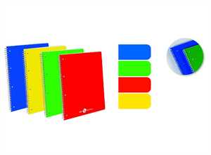 QUADERNO 5MM SPIRALATO PPL+COLOR FF70 GR80 BM