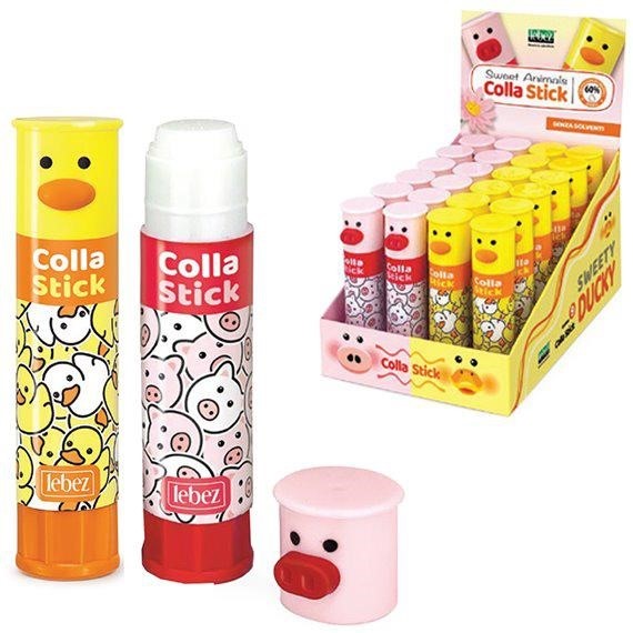 EXPO COLLA STICK 9GR PIGGY & DUCKY