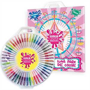 RUOTA PZ.50 PENNE GEL LUNA PARK  DEI COLORI GIFT PACK