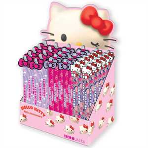 DISPLAY STATIONERY CON PENNA BLU E ROSSA TINTAUNITA HELLO KITTY 2024