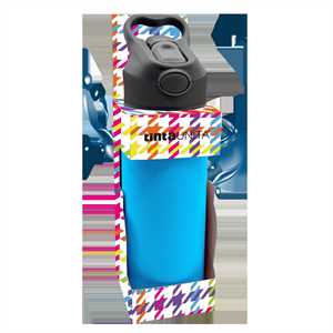 BORRACCIA TERMICA IN ACCIAIO 600ML CON BECCUCCIO TINTA UNITA