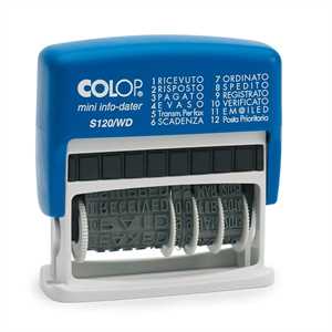 Datario+Polinomio Mini Auto COLOP *S120WD*