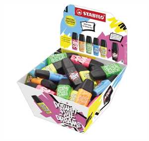 EXPO 50 PZ STABILO BOSS MINI EDIZIONE SPECIALE BY SNOOZE ONE