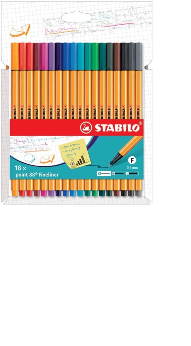 STABILO point 88 ASTUCCIO  DA 18PZ