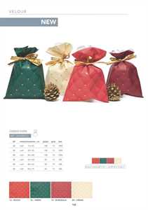 BUSTA PERL.20x35 VELOUR pz.100 NATALE