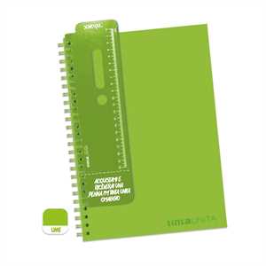 MAXI SPIRALE PPL 5MM NO FORI + RIGHELLO PORTAPENNA TU EXCELLENT 2024