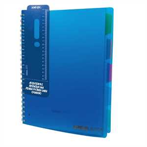 MAXI SPIRAL PPL 4M C/FORI+DIVISORI+RIGHELLO P.PENNA TU EXCELLENT 24