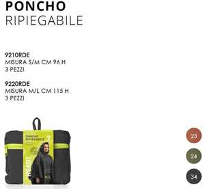 PONCHO ANTIPIOGGIA READY EVERYDAY MEDIUM/LARGE H115