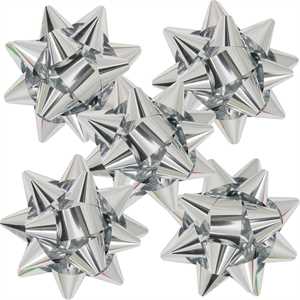 STELLE REFLEX 6870 mm14 METAL ARGENTO 4870 IN SACCHETTO DA 100PZ