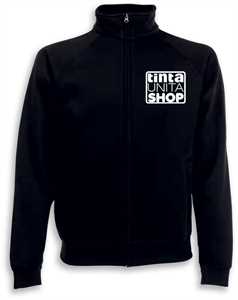 FELPA TAGLIA L NERA CON LOGO FRONTE E RETRO TINTAUNITA SHOP 2023
