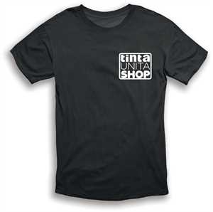T-SHIRT TAGLIA XXL NERA CON LOGO FRONTE E RETRO TINTAUNITA SHOP 2023
