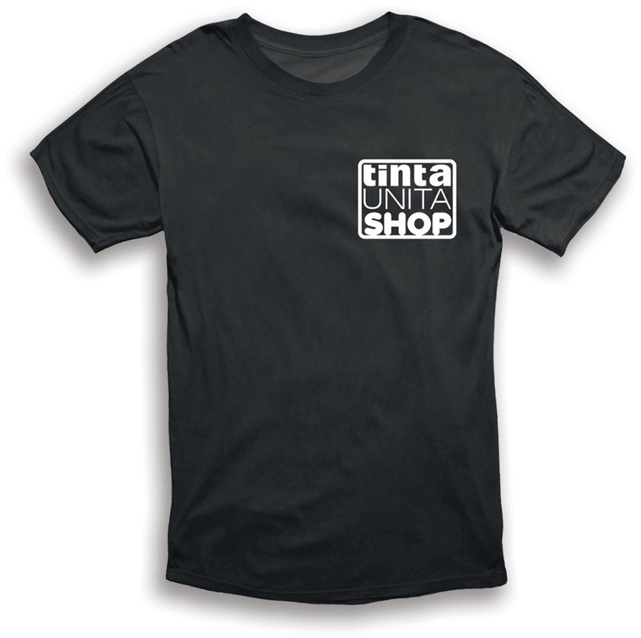T-SHIRT TAGLIA XXL NERA CON LOGO FRONTE E RETRO TINTAUNITA SHOP 2023