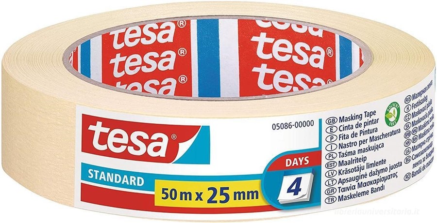 NASTRO ADESIVO DI CARTA mm25x50mt TESA