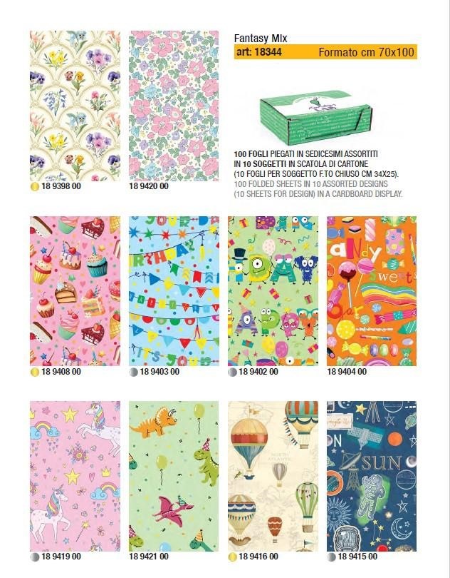 CARTA REGALO 100X70 100FF FANTASY MIX