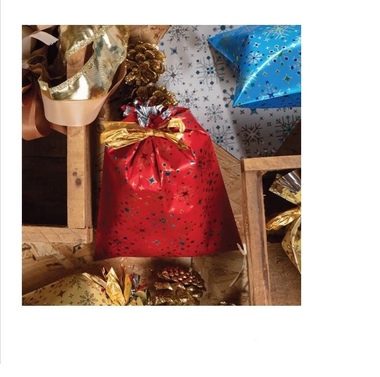 BUSTA ARG.20x32 CRYSTAL pz100 NATALE