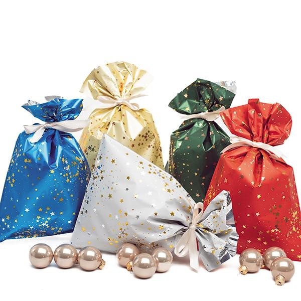 BUSTA ARG.20X35 LITTLE STAR PZ100 NATALE