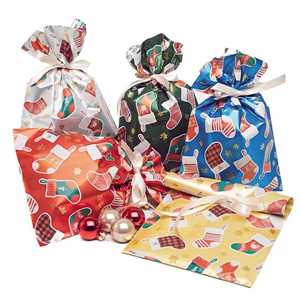 BUSTA ARG.35x50 WOOLEN PZ.50 NATALE