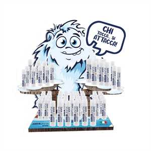 DISPLAY IN CARTONE COLLA TINTA UNITA WHITE