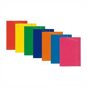 CARTELLA  3Lembi 17x24 Assortite con Elastico CROMA