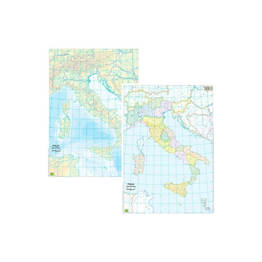CARTINA GEOGRAFICA CARTA MUTA ITALIA
