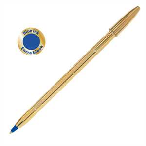Sfera BIC CRISTAL CELEBRATE M BLU FUSTO ORO